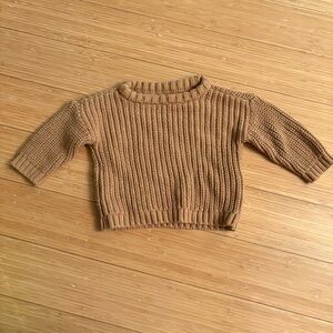 Old Navy Tan Crew Neck Sweater